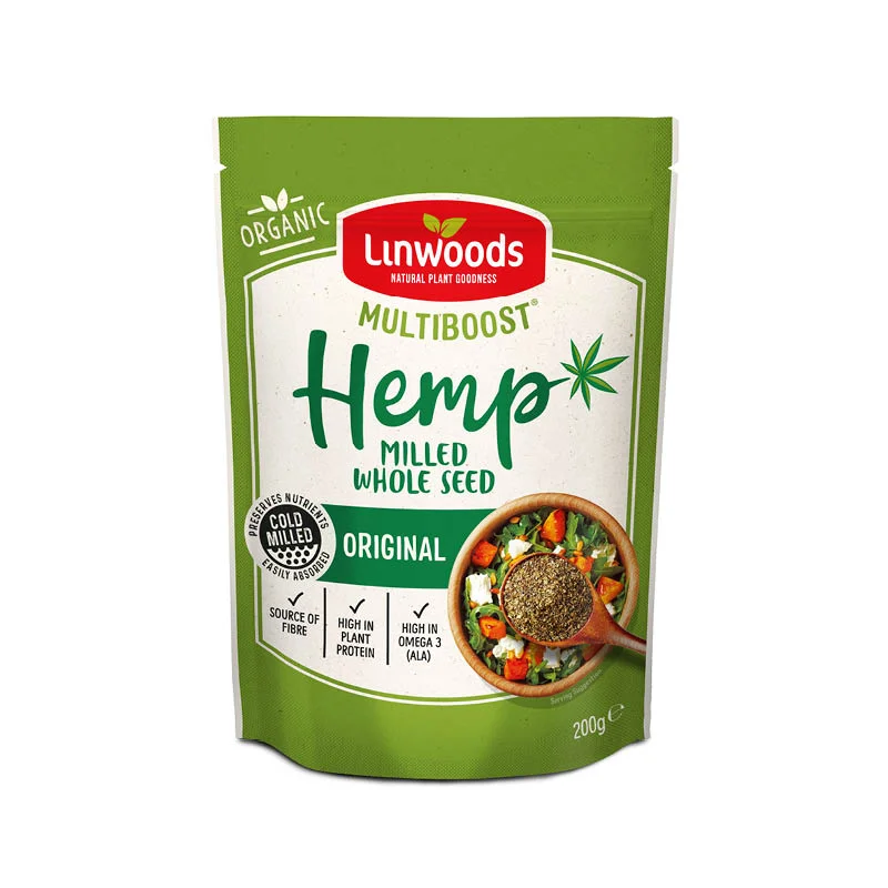 MULTIBOOST Organic Milled Hemp Seed (200g)