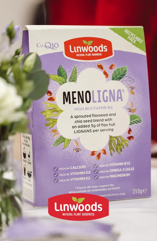 Menoligna, Jane McClenaghans favourite product at Linwoods