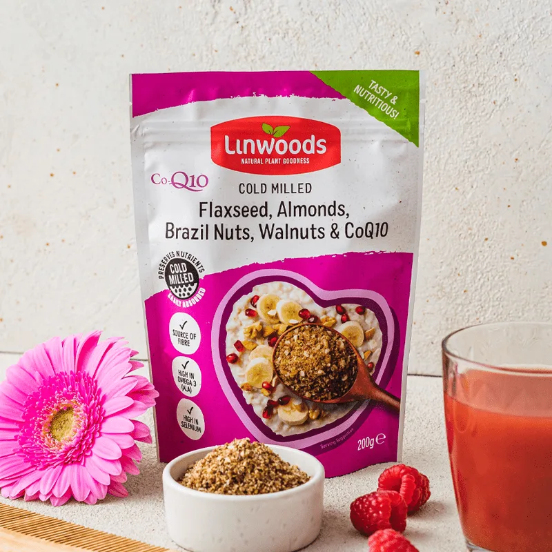 Flaxseed, Almonds, Brazil Nuts, Walnuts & CoQ10