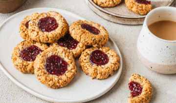 Delicious Thumbprint Protein Cookies | 15 Minute, Menopause Friendly Recipe